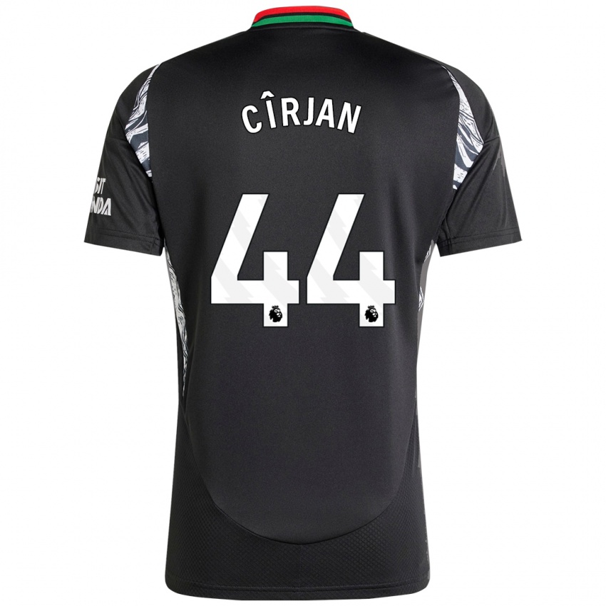 Bambino Maglia Catalin Cîrjan #44 Nero Kit Gara Away 2024/25 Maglietta