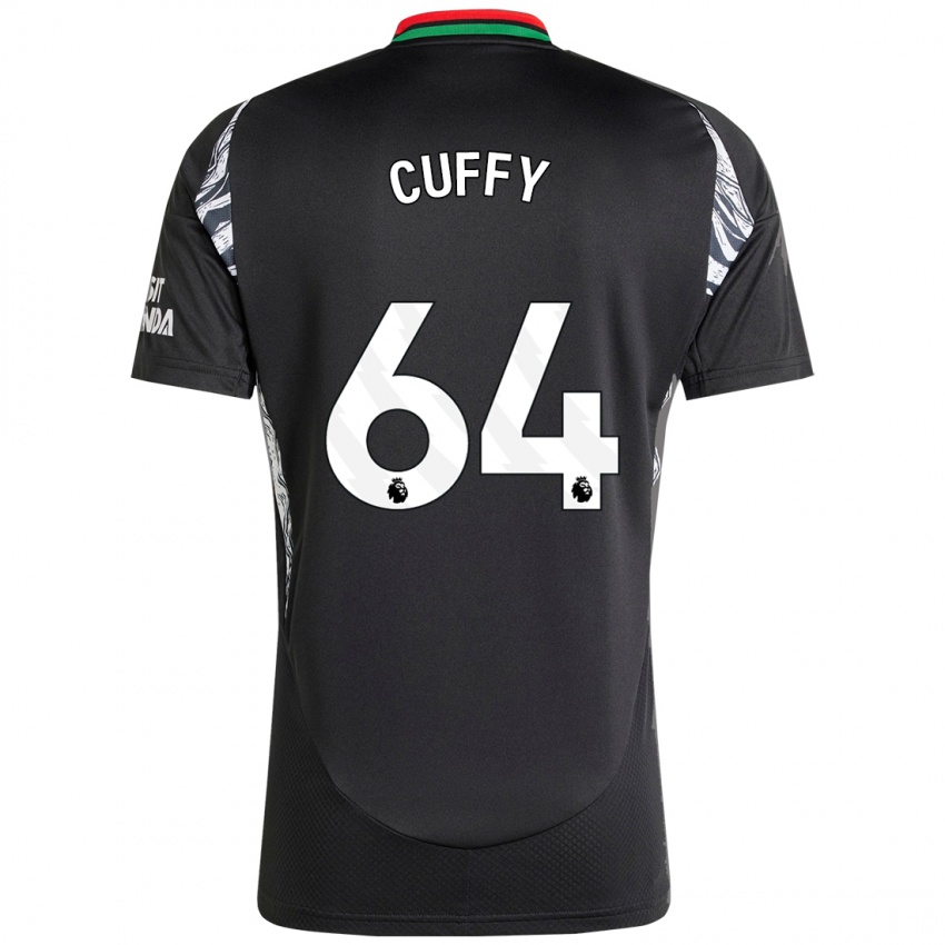 Bambino Maglia Brooke Norton Cuffy #64 Nero Kit Gara Away 2024/25 Maglietta