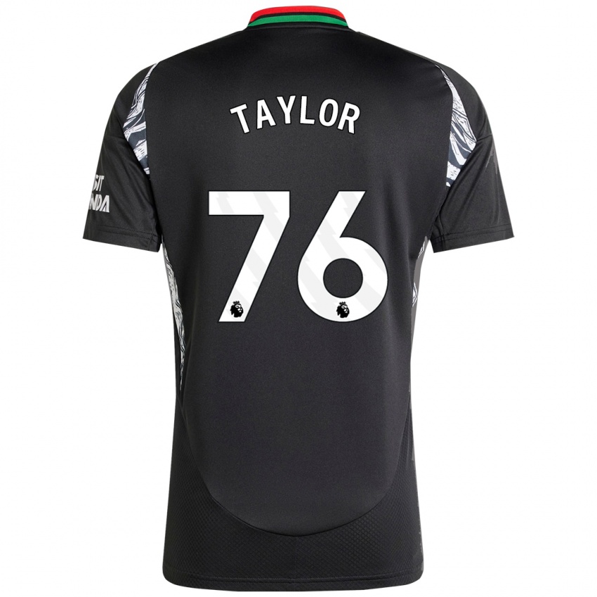 Bambino Maglia Kido Taylor Hart #76 Nero Kit Gara Away 2024/25 Maglietta