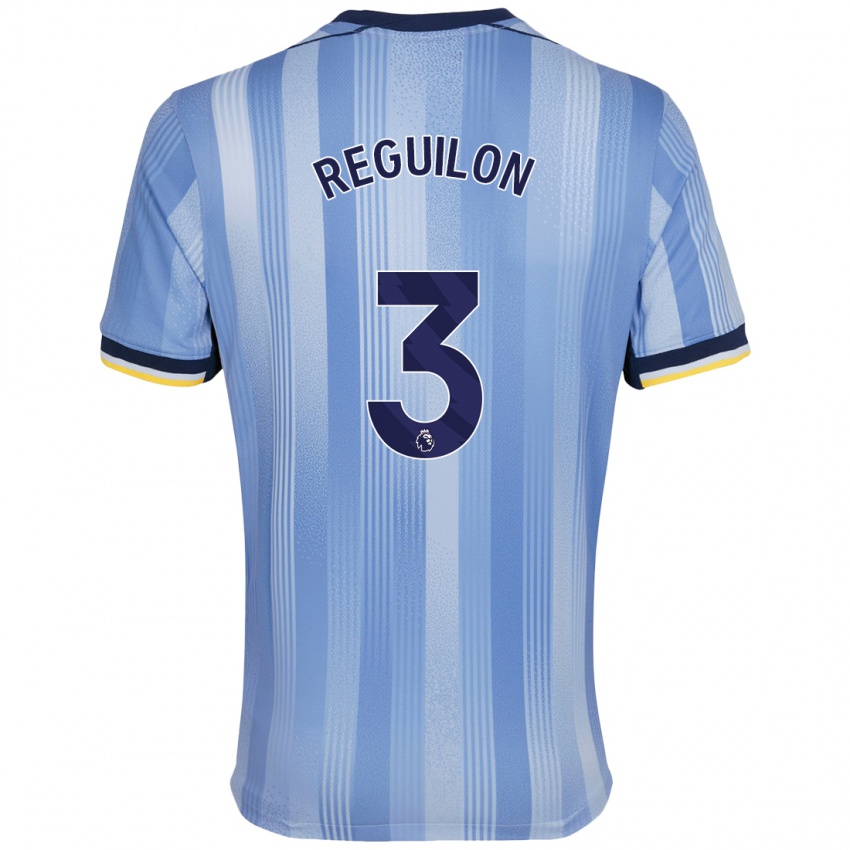 Bambino Maglia Sergio Reguilon #3 Azzurro Chiaro Kit Gara Away 2024/25 Maglietta