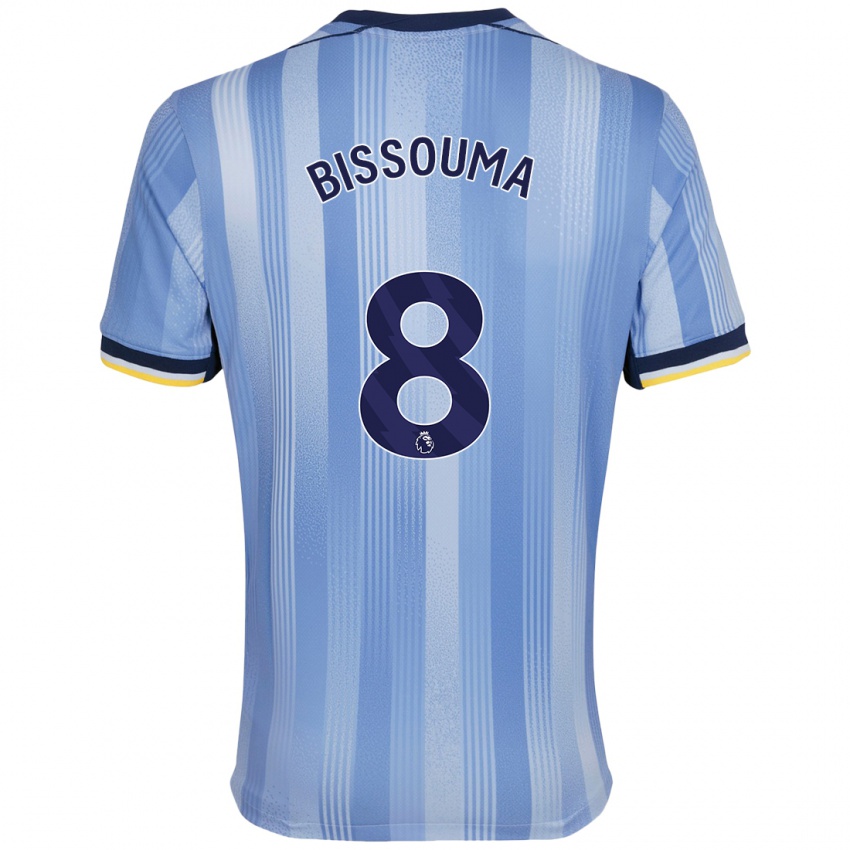 Bambino Maglia Yves Bissouma #8 Azzurro Chiaro Kit Gara Away 2024/25 Maglietta