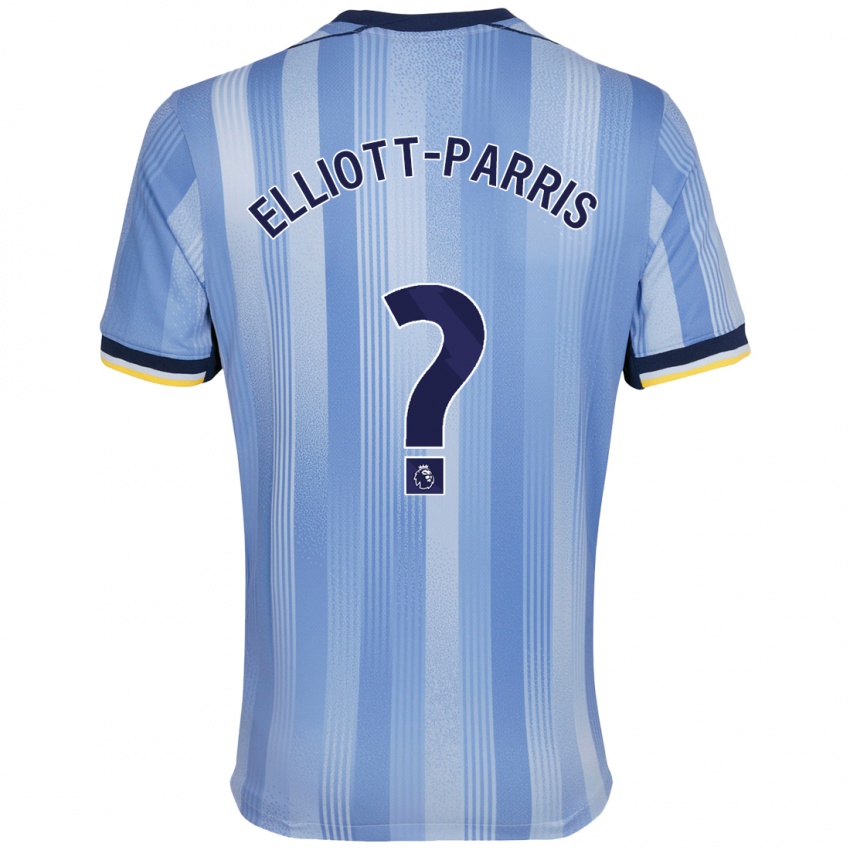 Bambino Maglia Reiss Elliott-Parris #0 Azzurro Chiaro Kit Gara Away 2024/25 Maglietta