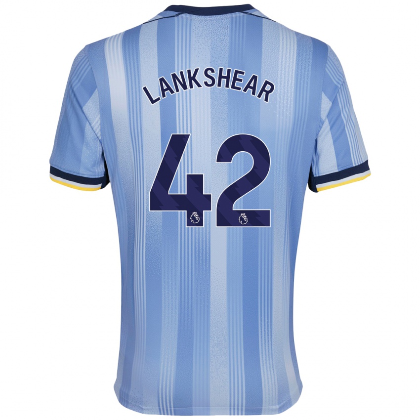 Bambino Maglia Will Lankshear #42 Azzurro Chiaro Kit Gara Away 2024/25 Maglietta