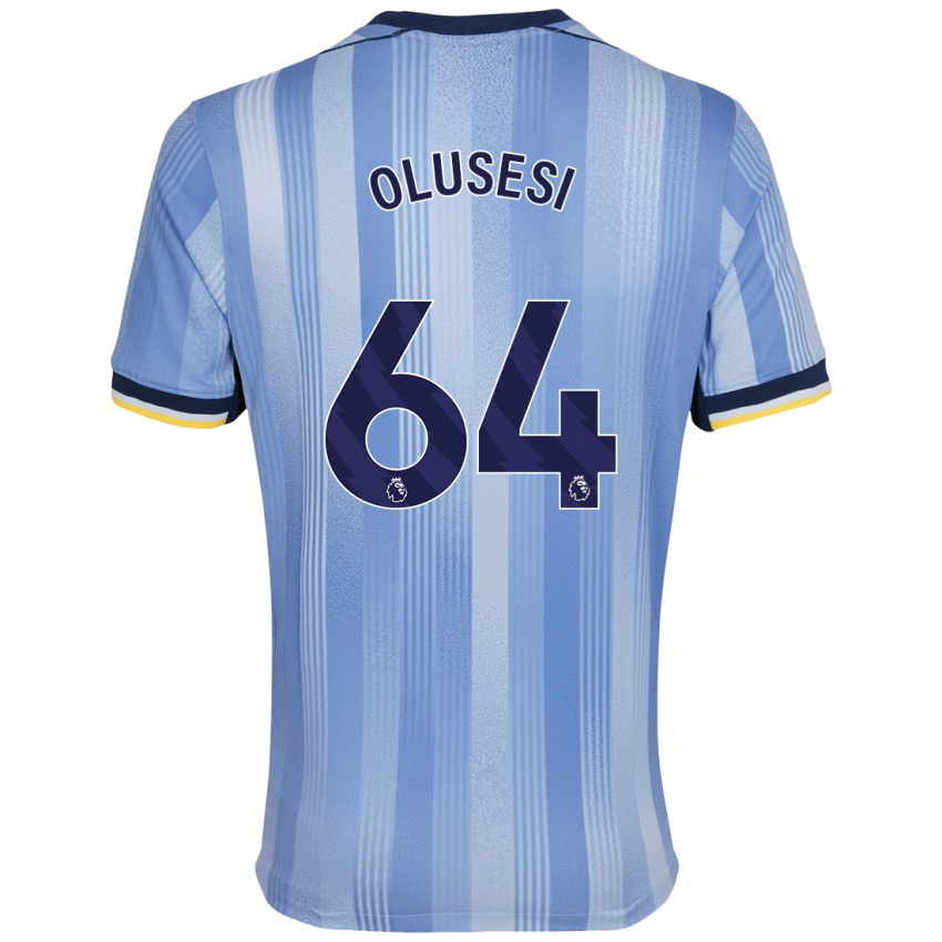 Bambino Maglia Callum Olusesi #64 Azzurro Chiaro Kit Gara Away 2024/25 Maglietta