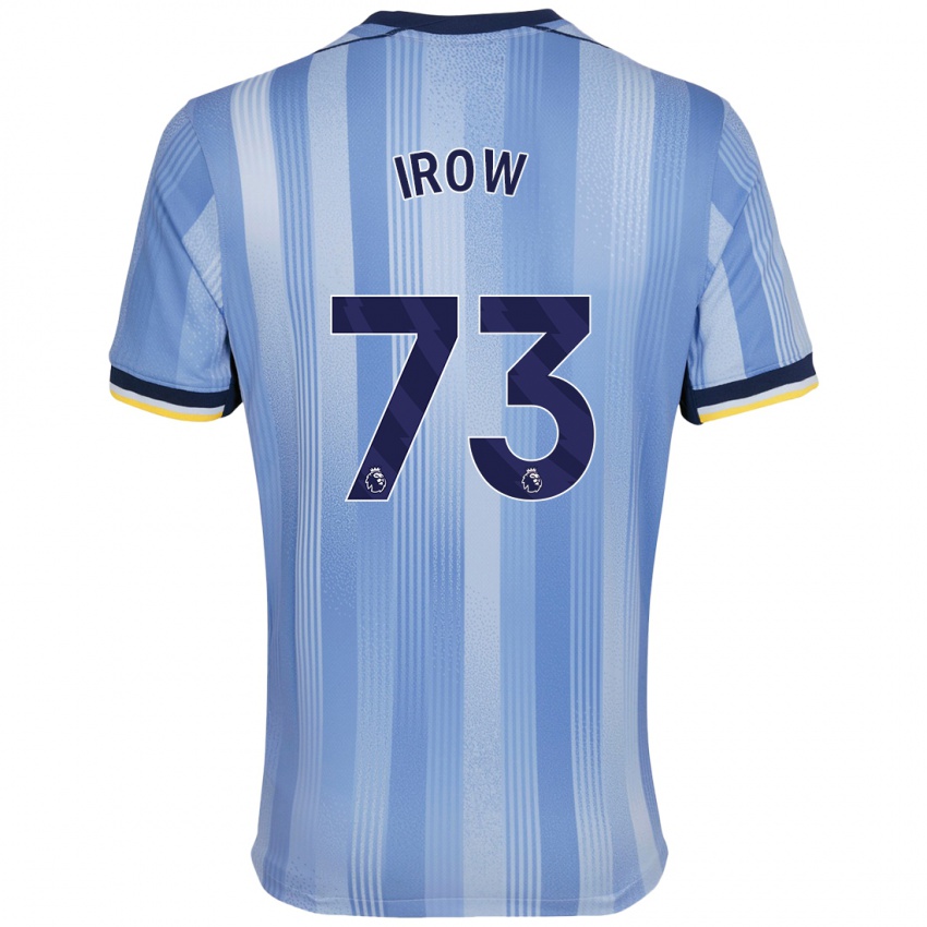 Bambino Maglia Oliver Irow #73 Azzurro Chiaro Kit Gara Away 2024/25 Maglietta