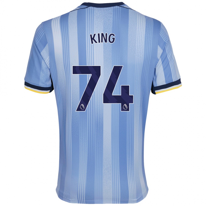 Bambino Maglia Maeson King #74 Azzurro Chiaro Kit Gara Away 2024/25 Maglietta