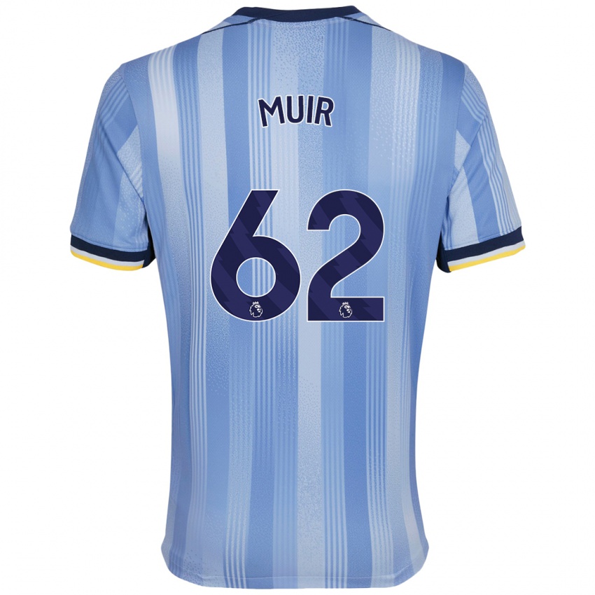 Bambino Maglia Marqes Muir #62 Azzurro Chiaro Kit Gara Away 2024/25 Maglietta