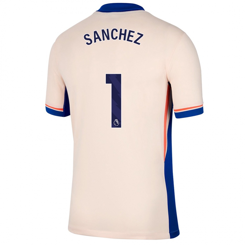 Bambino Maglia Robert Sánchez #1 Beige Chiaro Kit Gara Away 2024/25 Maglietta