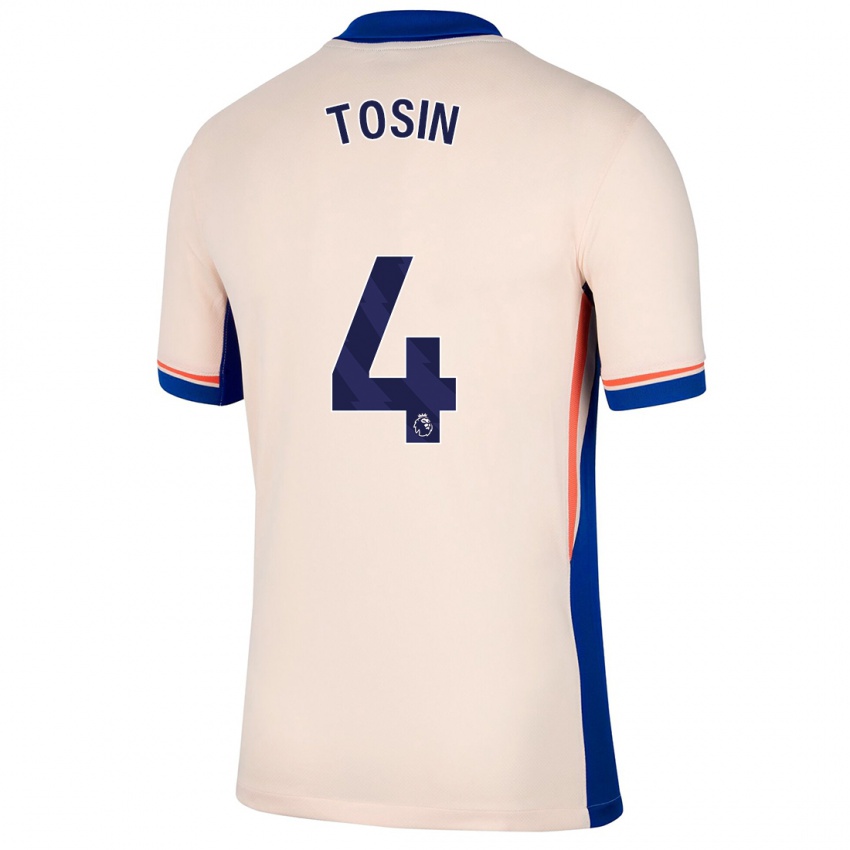 Bambino Maglia Tosin Adarabioyo #4 Beige Chiaro Kit Gara Away 2024/25 Maglietta