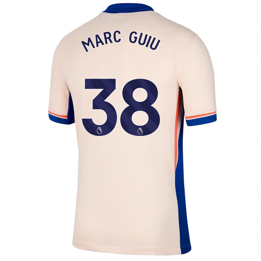 Bambino Maglia Marc Guiu #38 Beige Chiaro Kit Gara Away 2024/25 Maglietta