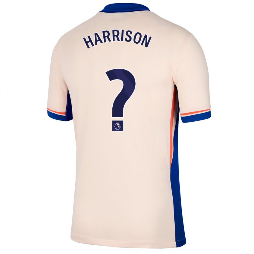 Bambino Maglia Ollie Harrison #0 Beige Chiaro Kit Gara Away 2024/25 Maglietta