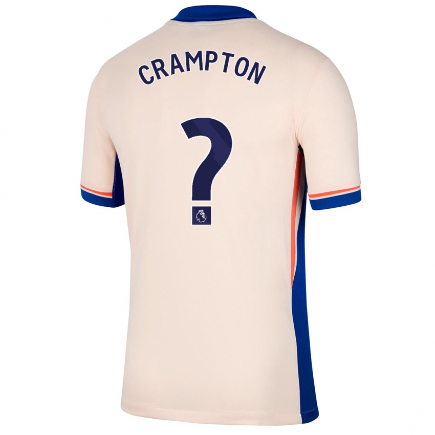 Bambino Maglia Kai Crampton #0 Beige Chiaro Kit Gara Away 2024/25 Maglietta