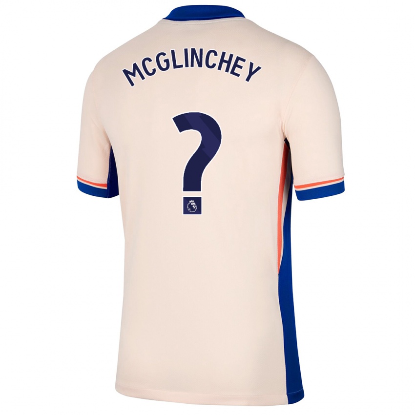 Bambino Maglia Harry Mcglinchey #0 Beige Chiaro Kit Gara Away 2024/25 Maglietta