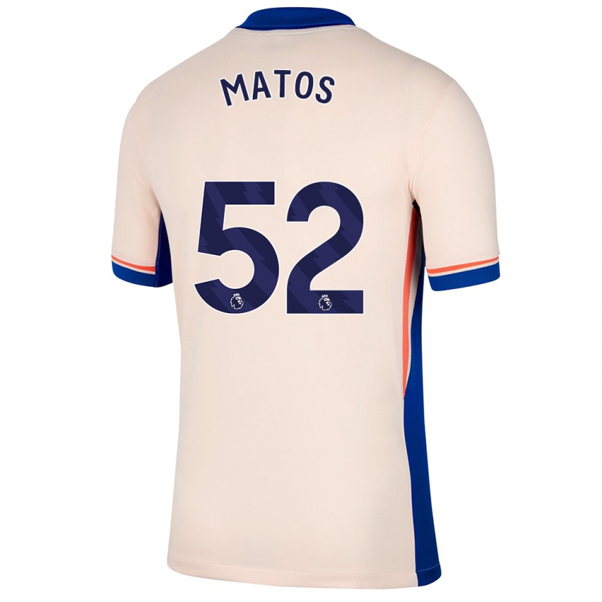 Bambino Maglia Alex Matos #52 Beige Chiaro Kit Gara Away 2024/25 Maglietta