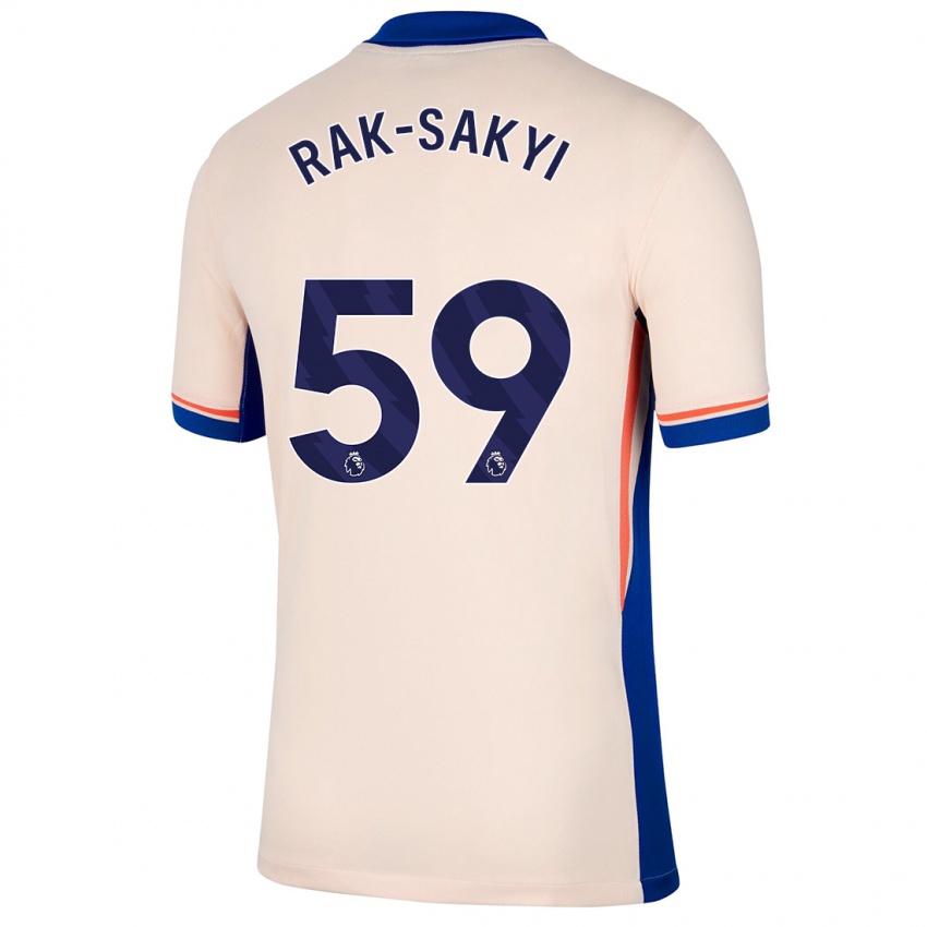 Bambino Maglia Sam Rak-Sakyi #59 Beige Chiaro Kit Gara Away 2024/25 Maglietta