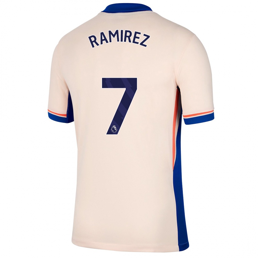 Bambino Maglia Mayra Ramírez #7 Beige Chiaro Kit Gara Away 2024/25 Maglietta