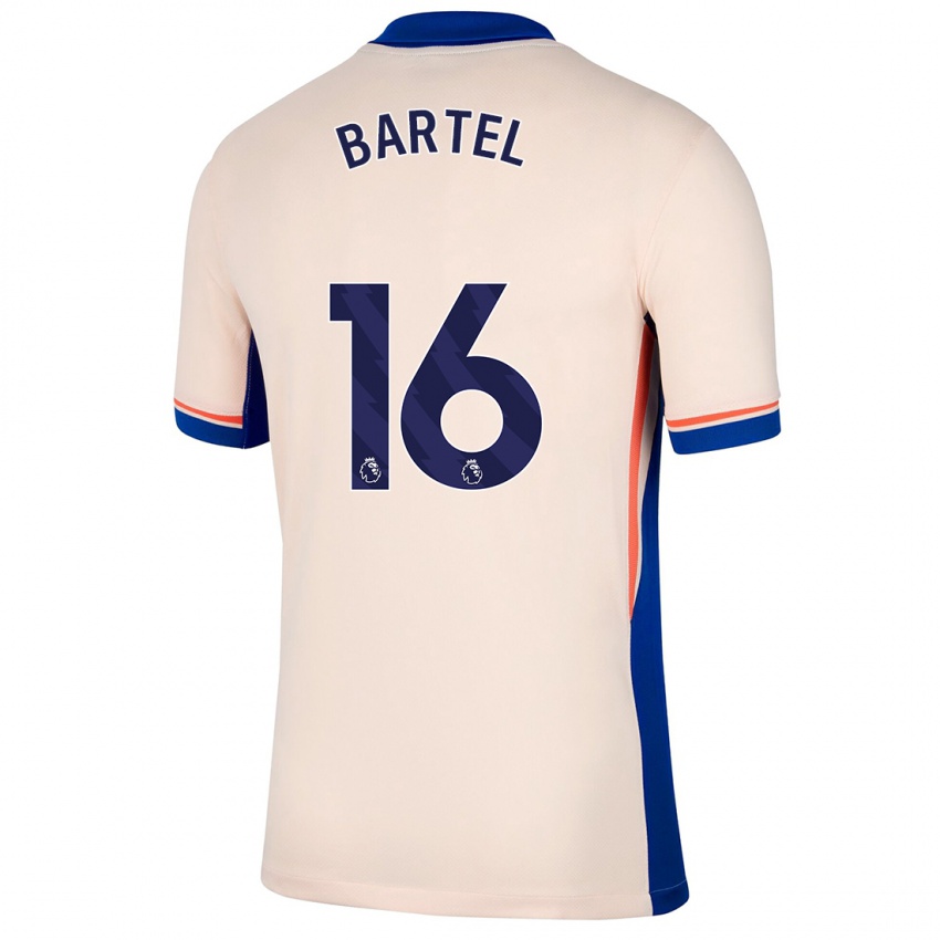 Bambino Maglia Júlia Bartel #16 Beige Chiaro Kit Gara Away 2024/25 Maglietta