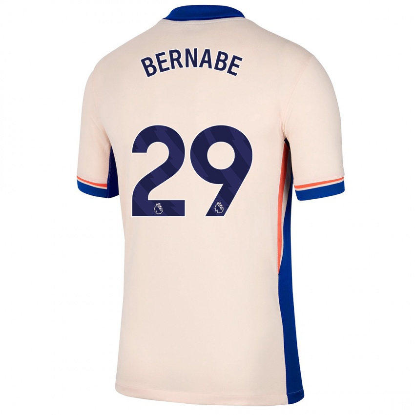 Bambino Maglia Alejandra Bernabé #29 Beige Chiaro Kit Gara Away 2024/25 Maglietta