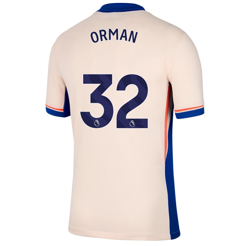 Bambino Maglia Emily Orman #32 Beige Chiaro Kit Gara Away 2024/25 Maglietta