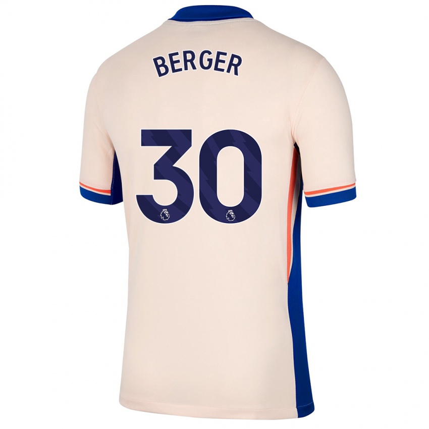 Bambino Maglia Ann-Katrin Berger #30 Beige Chiaro Kit Gara Away 2024/25 Maglietta