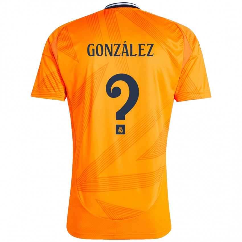 Bambino Maglia Álvaro González #0 Arancione Kit Gara Away 2024/25 Maglietta