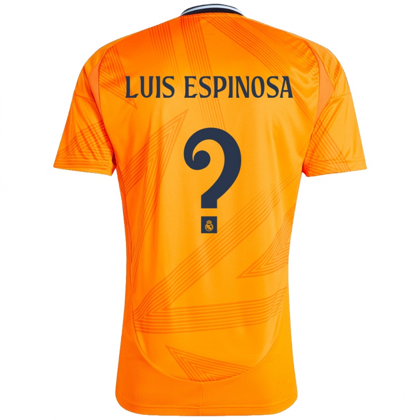 Bambino Maglia José Luis Espinosa #0 Arancione Kit Gara Away 2024/25 Maglietta