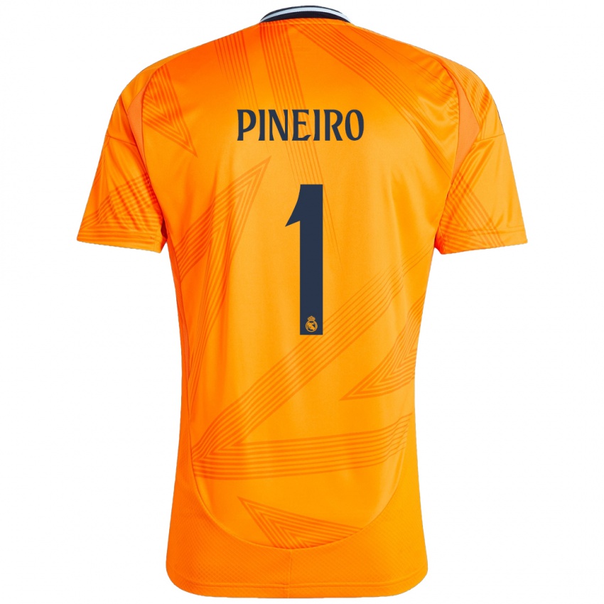 Bambino Maglia Diego Pineiro #1 Arancione Kit Gara Away 2024/25 Maglietta