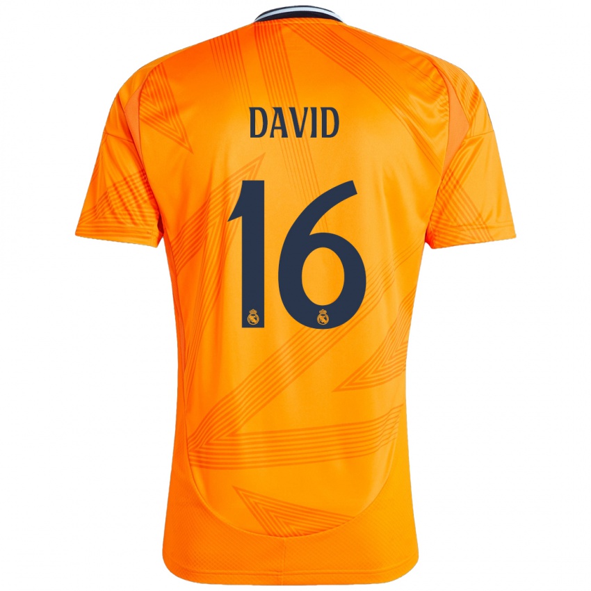 Bambino Maglia Antonio David #16 Arancione Kit Gara Away 2024/25 Maglietta