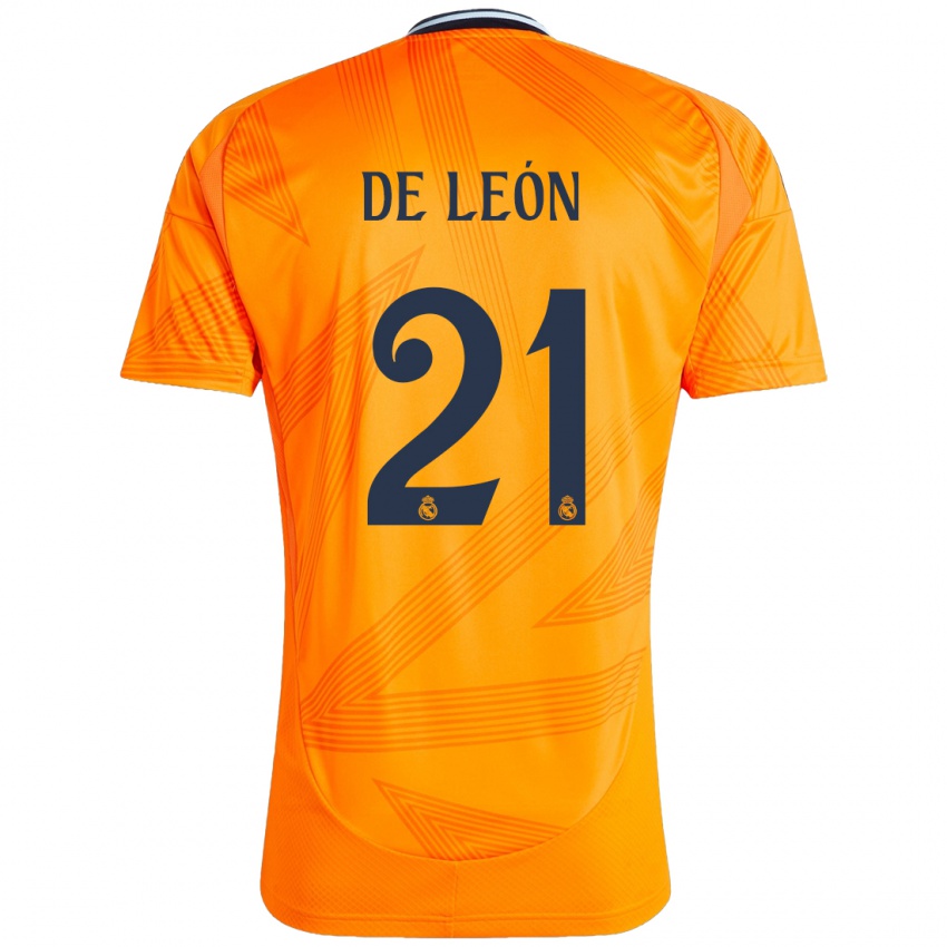 Bambino Maglia Jeremy De León #21 Arancione Kit Gara Away 2024/25 Maglietta