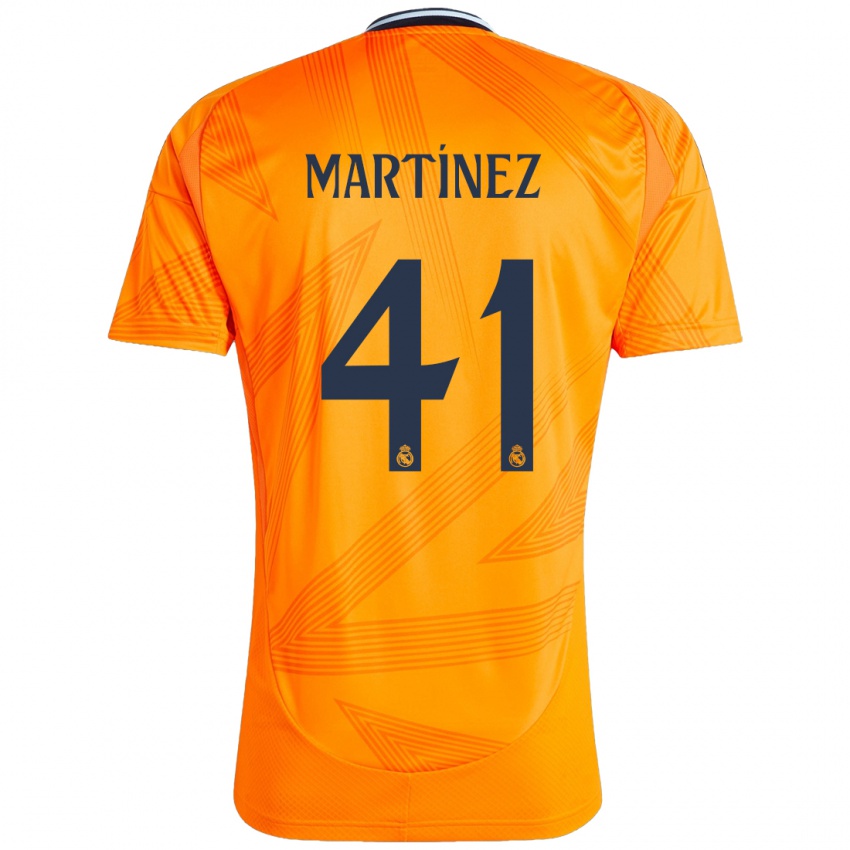 Bambino Maglia Joan Martínez #41 Arancione Kit Gara Away 2024/25 Maglietta