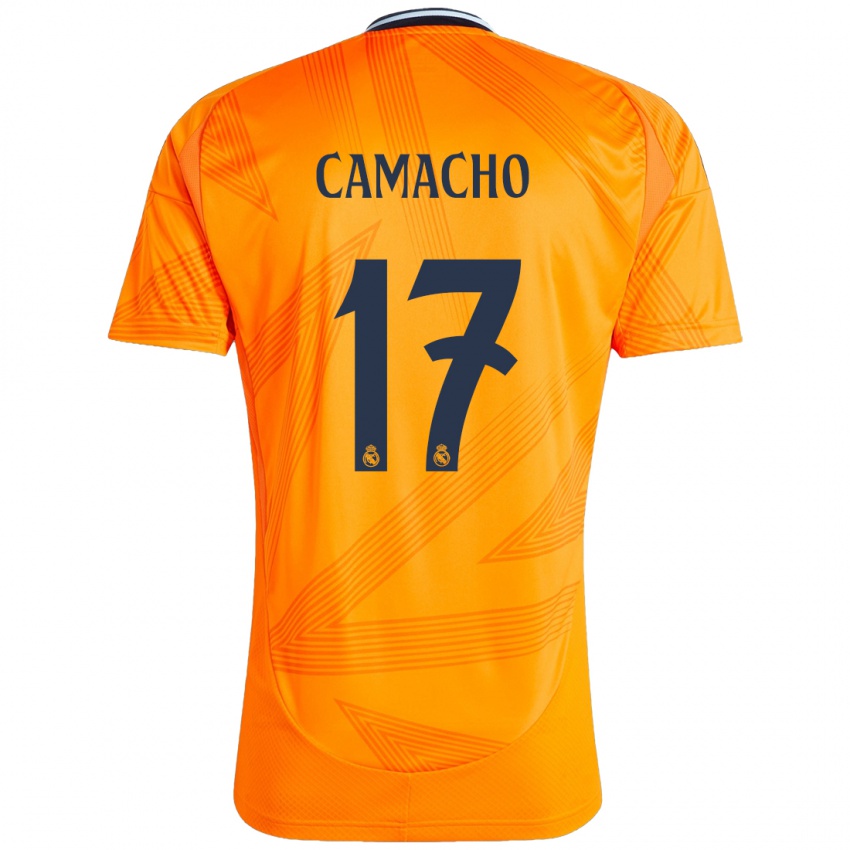 Bambino Maglia Carla Camacho #17 Arancione Kit Gara Away 2024/25 Maglietta