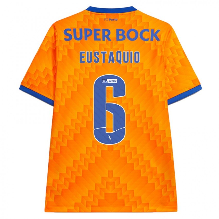 Bambino Maglia Stephen Eustaquio #6 Arancione Kit Gara Away 2024/25 Maglietta