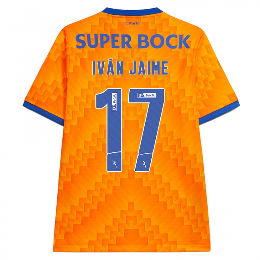 Bambino Maglia Iván Jaime #17 Arancione Kit Gara Away 2024/25 Maglietta