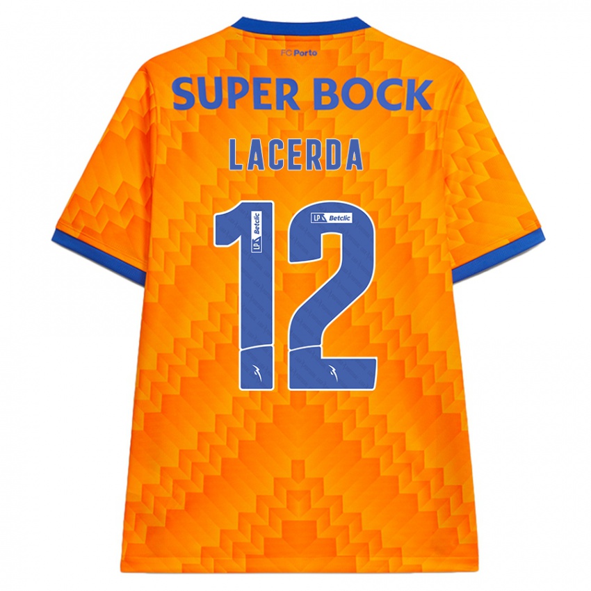 Bambino Maglia Lacerda #12 Arancione Kit Gara Away 2024/25 Maglietta