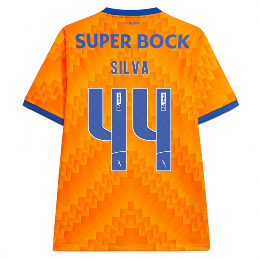 Bambino Maglia Felipe Silva #44 Arancione Kit Gara Away 2024/25 Maglietta