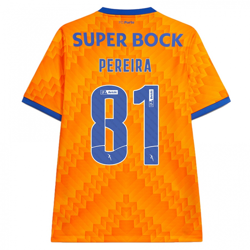 Bambino Maglia Martim Pereira #81 Arancione Kit Gara Away 2024/25 Maglietta