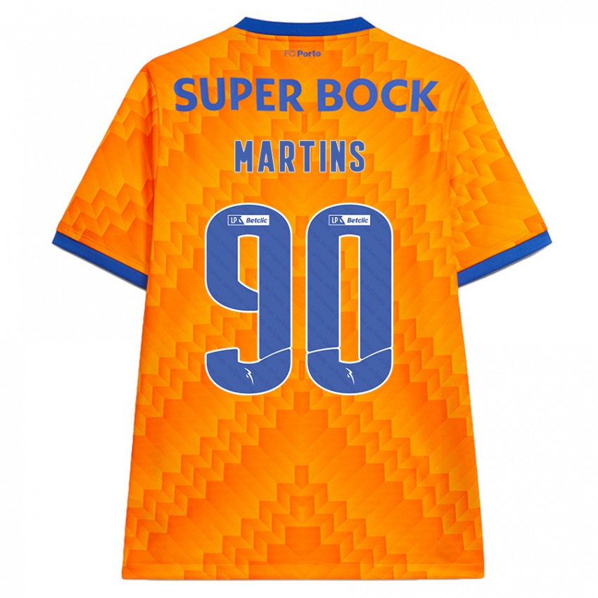 Bambino Maglia Gil Martins #90 Arancione Kit Gara Away 2024/25 Maglietta