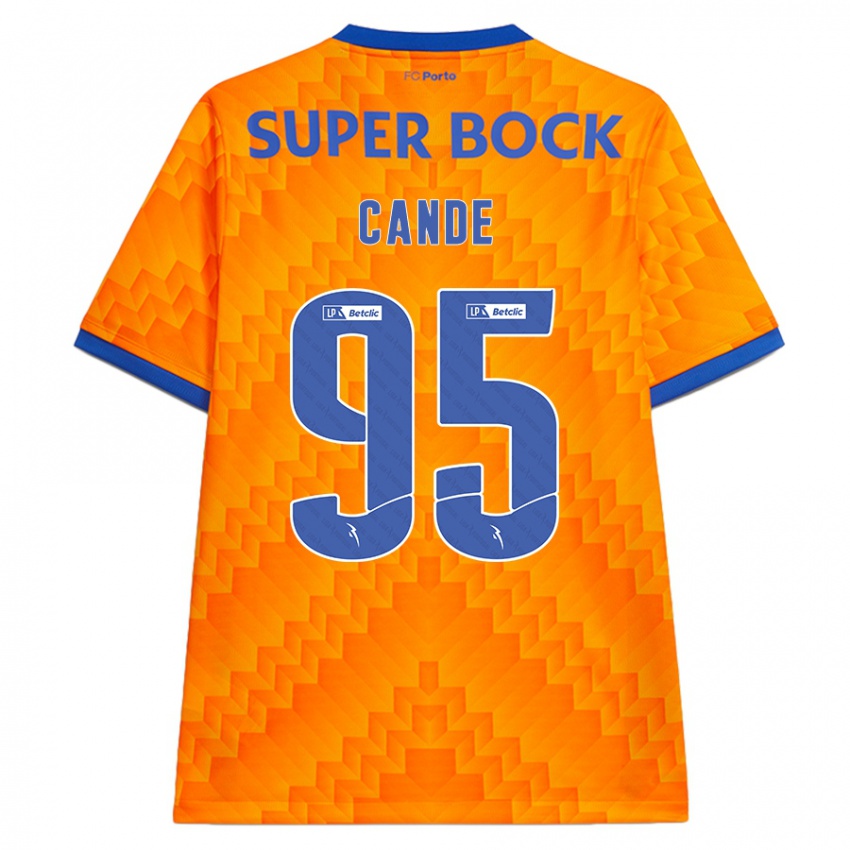 Bambino Maglia Anhá Cande #95 Arancione Kit Gara Away 2024/25 Maglietta