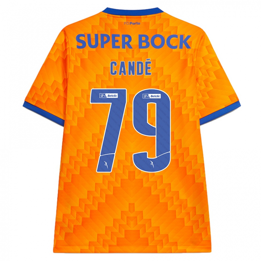 Bambino Maglia Umaro Candé #79 Arancione Kit Gara Away 2024/25 Maglietta