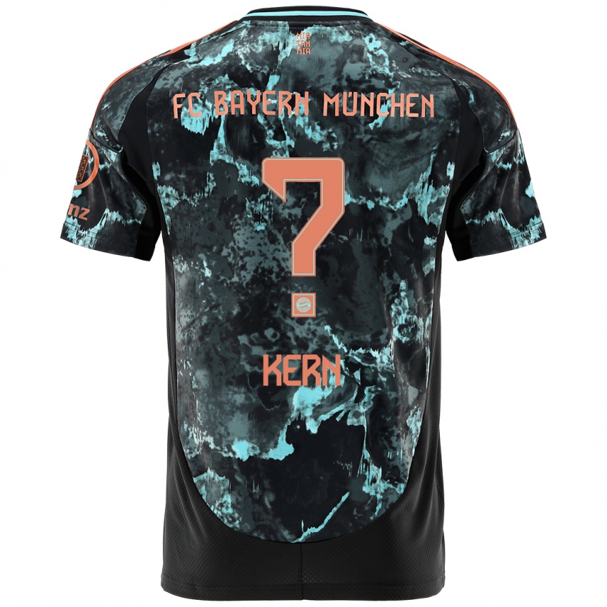 Bambino Maglia Timo Kern #0 Nero Kit Gara Away 2024/25 Maglietta