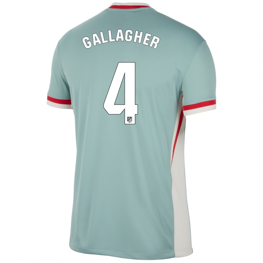 Bambino Maglia Conor Gallagher #4 Beige Chiaro Blu Kit Gara Away 2024/25 Maglietta