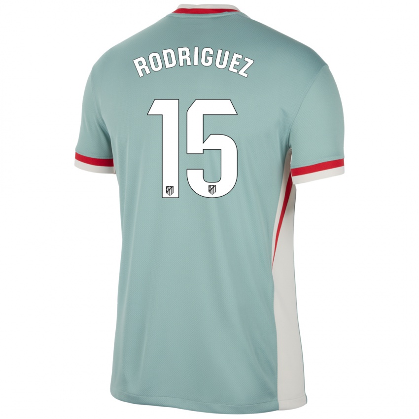 Bambino Maglia Cinta Rodríguez #15 Beige Chiaro Blu Kit Gara Away 2024/25 Maglietta