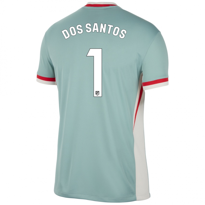 Bambino Maglia Alex Dos Santos #1 Beige Chiaro Blu Kit Gara Away 2024/25 Maglietta