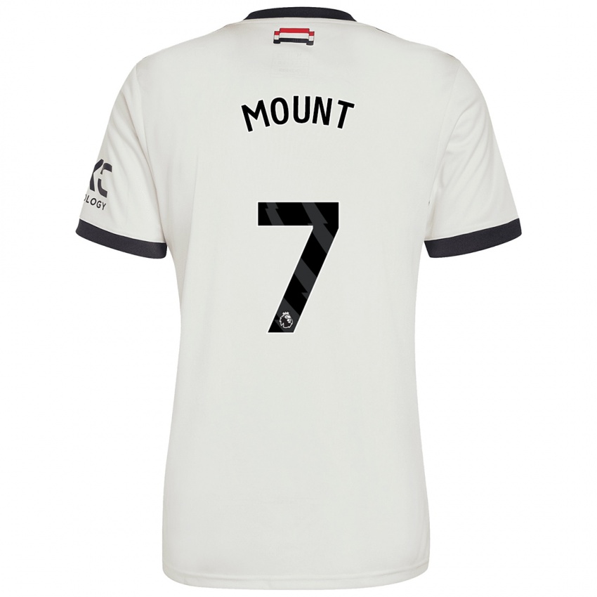 Bambino Maglia Mason Mount #7 Bianco Sporco Kit Gara Third 2024/25 Maglietta