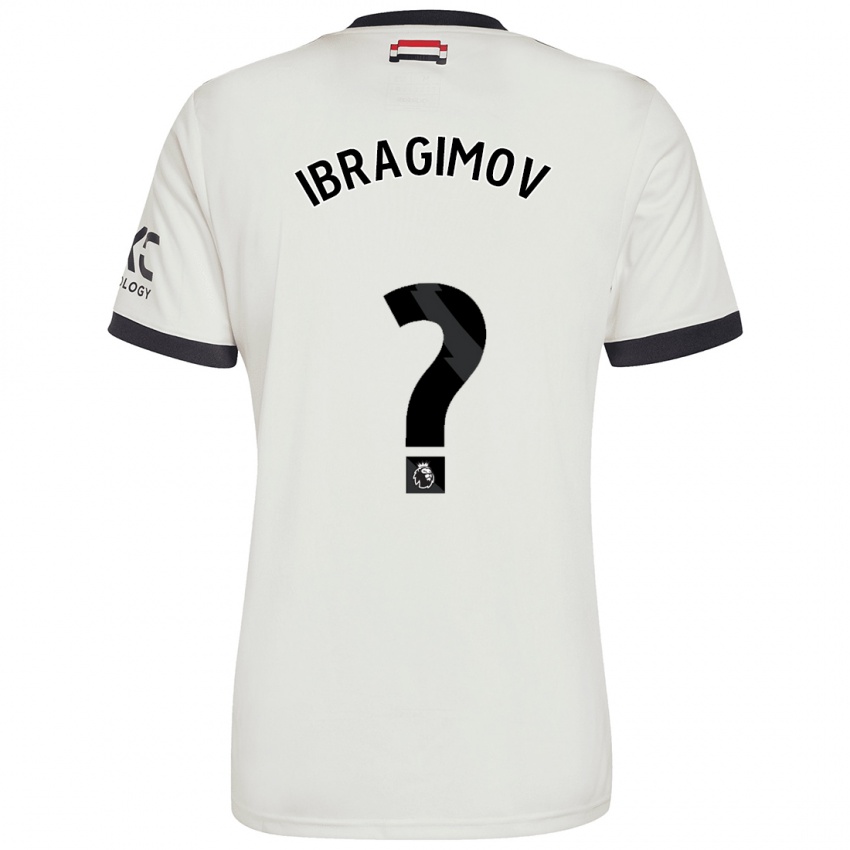 Bambino Maglia Amir Ibragimov #0 Bianco Sporco Kit Gara Third 2024/25 Maglietta