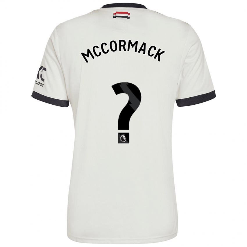 Bambino Maglia Rafe Mccormack #0 Bianco Sporco Kit Gara Third 2024/25 Maglietta