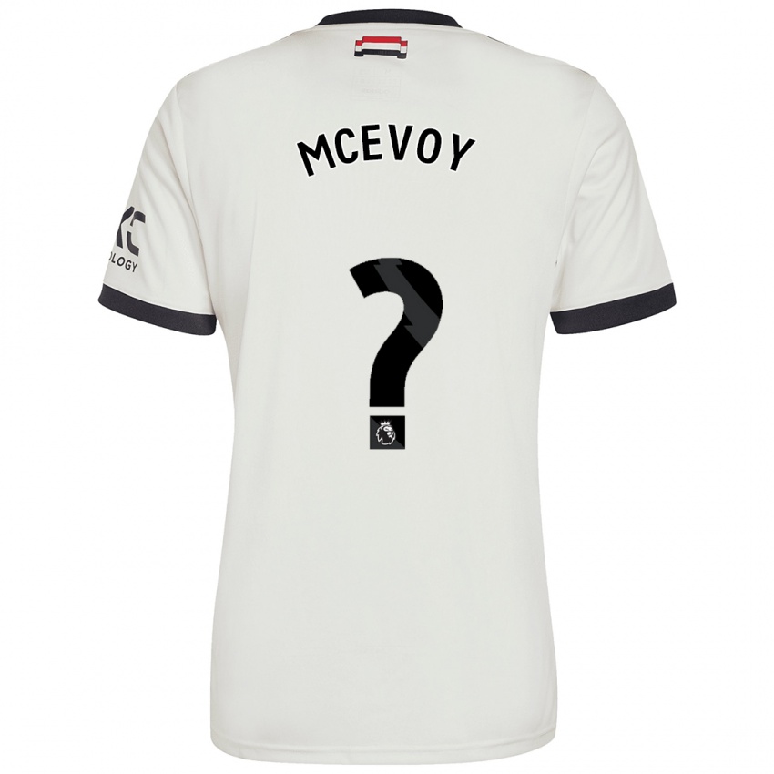 Bambino Maglia Jay Mcevoy #0 Bianco Sporco Kit Gara Third 2024/25 Maglietta