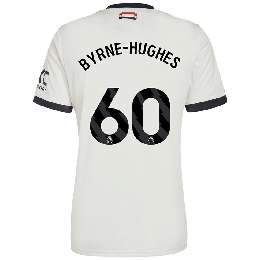 Bambino Maglia Cameron Byrne-Hughes #60 Bianco Sporco Kit Gara Third 2024/25 Maglietta