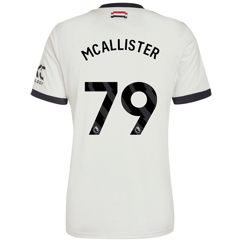 Bambino Maglia Finley Mcallister #79 Bianco Sporco Kit Gara Third 2024/25 Maglietta