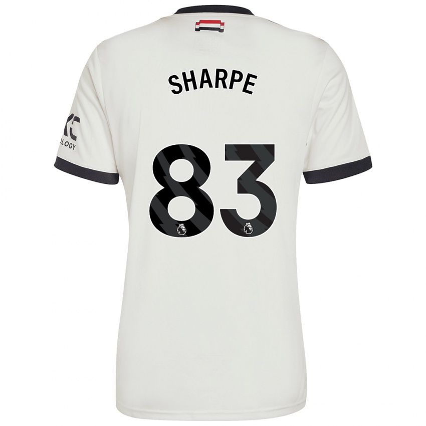 Bambino Maglia Malachi Sharpe #83 Bianco Sporco Kit Gara Third 2024/25 Maglietta